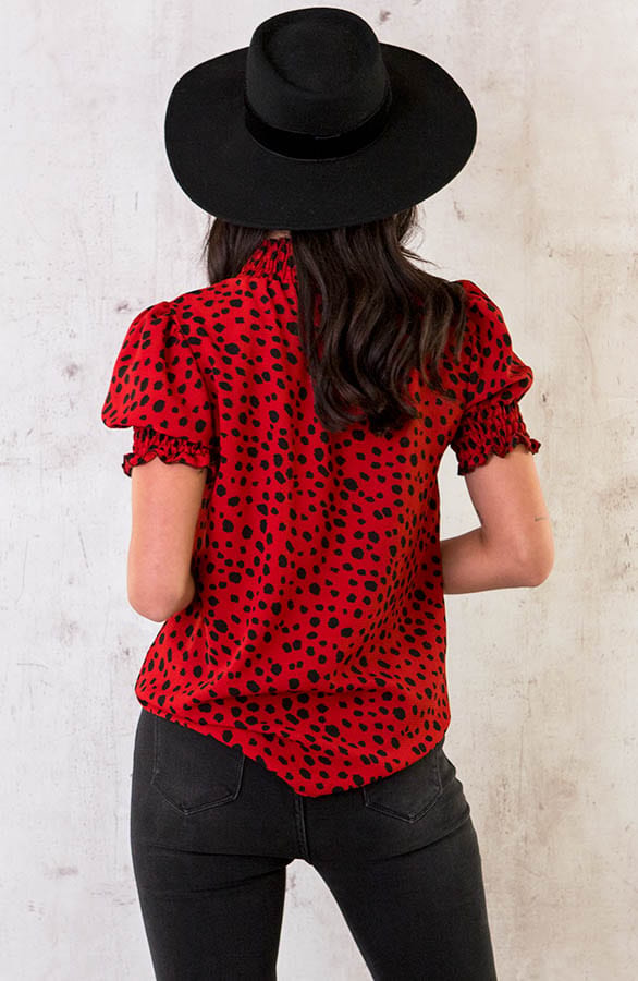 Cheetah Col Top Rood – shoparchief, foto 4