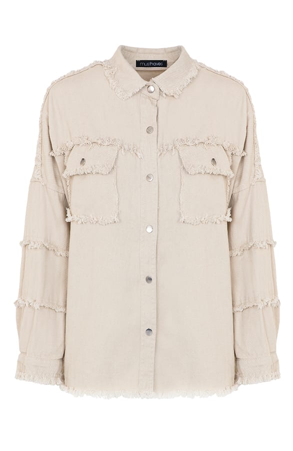 Embroidery Boho Jacket Beige – shoparchief, foto 8