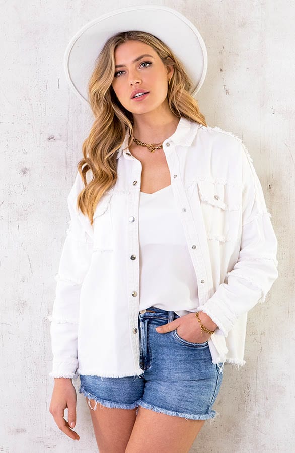 Embroidery Boho Jacket Ecru – shoparchief, foto 4