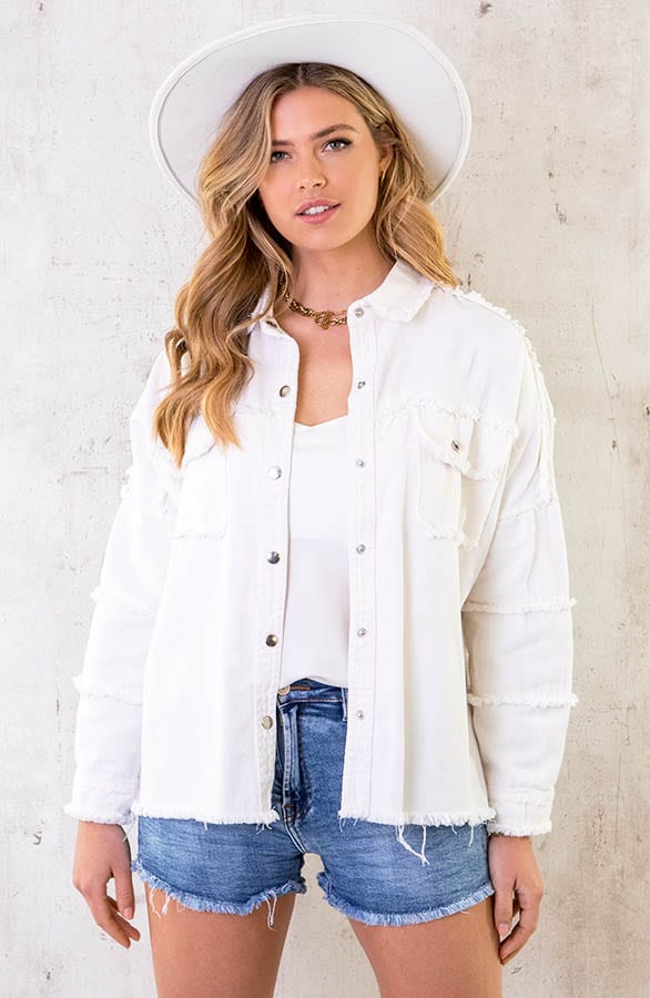 Embroidery Boho Jacket Ecru – shoparchief, foto 2