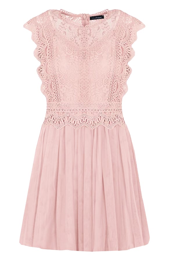 Luxury Kanten Tule Dress – shoparchief, foto 7