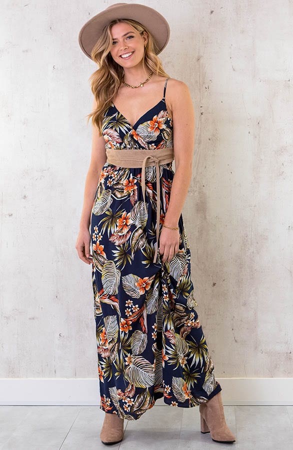 Spaghetti Maxi Jurk Tropic Marine – shoparchief, foto 1