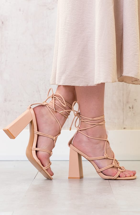 Strik Heels Beige – shoparchief, foto 1