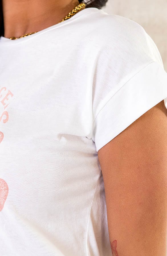 Summer Vibes It-shirt Zalmroze – shoparchief, foto 5