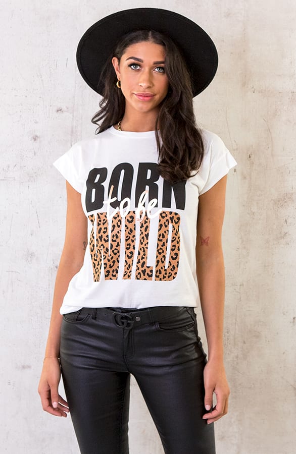Born To Be Wild It-shirt Goud – shoparchief, foto 1