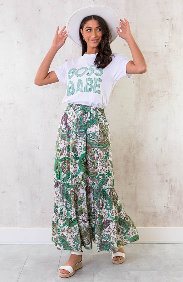 Boss Babe It-Shirt Groen – shoparchief, foto 3