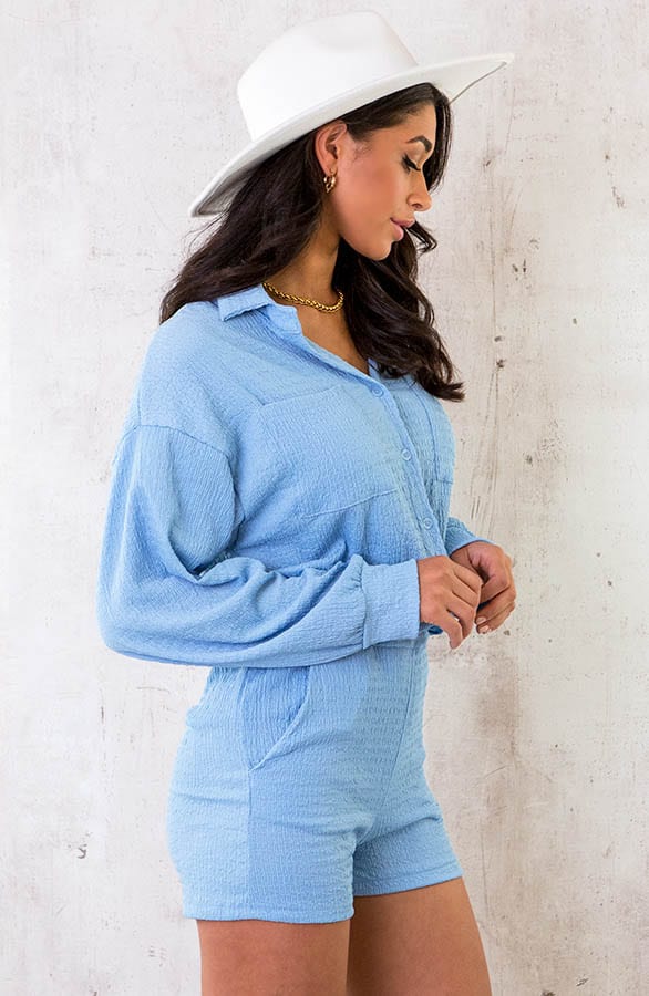 Comfy Shorts Lichtblauw – shoparchief, foto 4