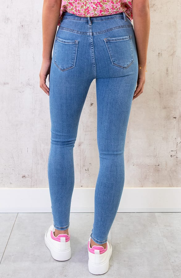 Skinny Jeans High Waist Regular Light Blue, Shoparchiv, Foto 4