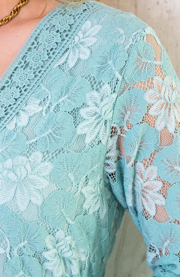 Kanten Jurk Mint – shoparchief, foto 6