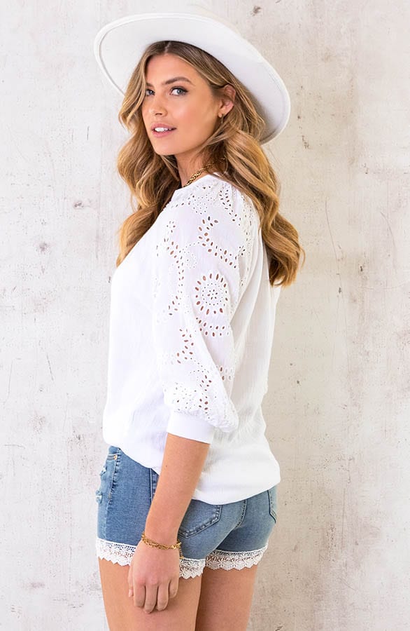 Marant Embroidery Blouse Ecru – shoparchief, foto 9