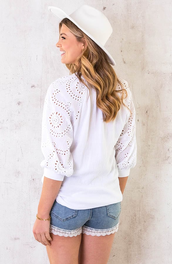 Marant Embroidery Blouse Ecru – shoparchief, foto 10