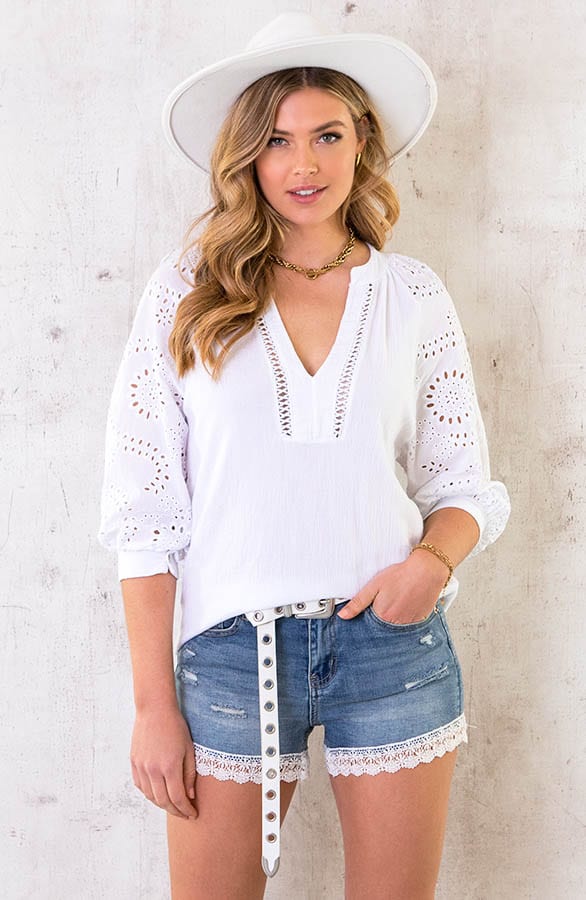 Marant Embroidery Blouse Ecru – shoparchief, foto 7