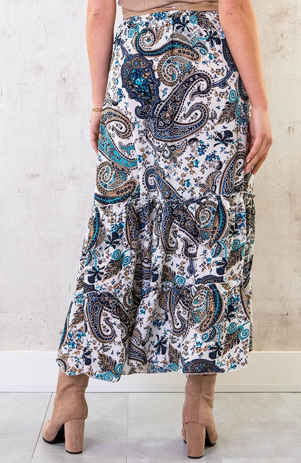 Maxi Rok Paisley Kobalt – shoparchief, foto 3