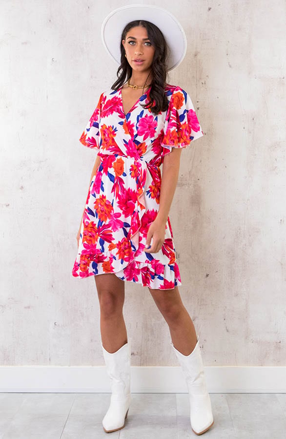 Overslag Bloemen Jurk – shoparchief, foto 5