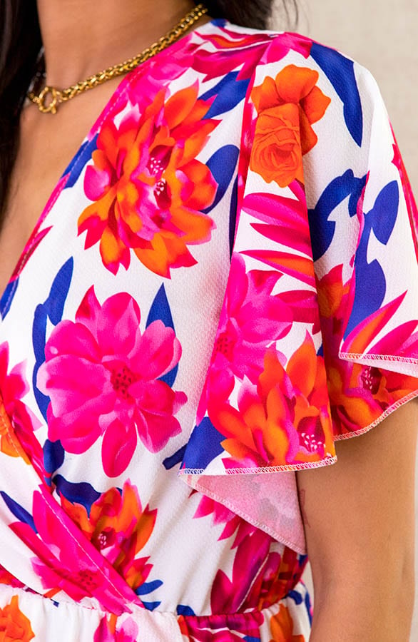 Overslag Bloemen Jurk – shoparchief, foto 6