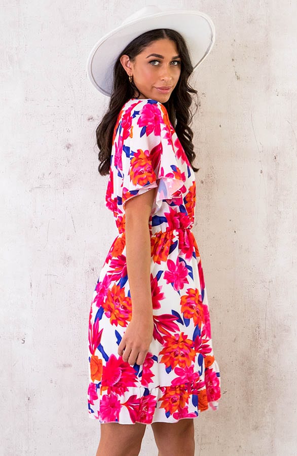 Overslag Bloemen Jurk – shoparchief, foto 3