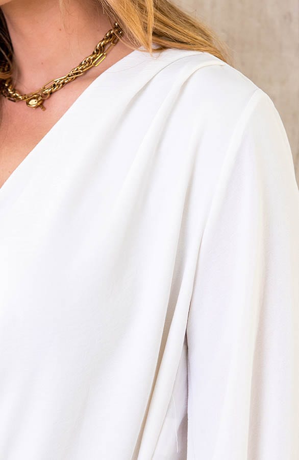 Overslag Blouse Wit – shoparchief, foto 6