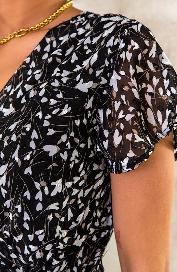 Overslag Jurk Hartjes Black – shoparchief, foto 5