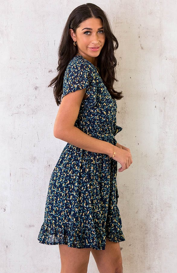 Overslag Jurk Leaves Marine – shoparchief, foto 3