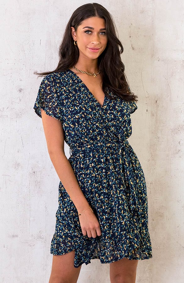 Overslag Jurk Leaves Marine – shoparchief, foto 2