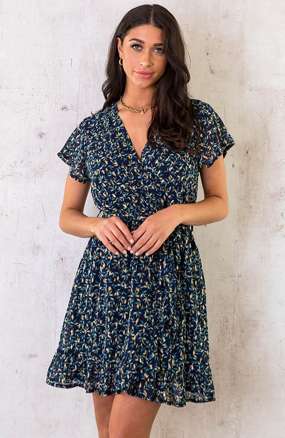 Overslag Jurk Leaves Marine – shoparchief, foto 1