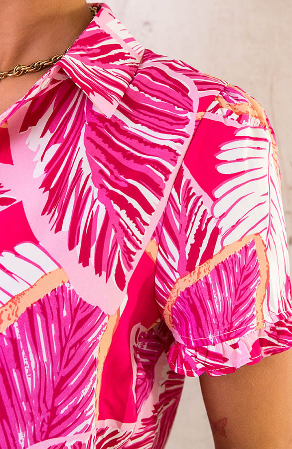 Palm Blouse Roze – shoparchief, foto 5
