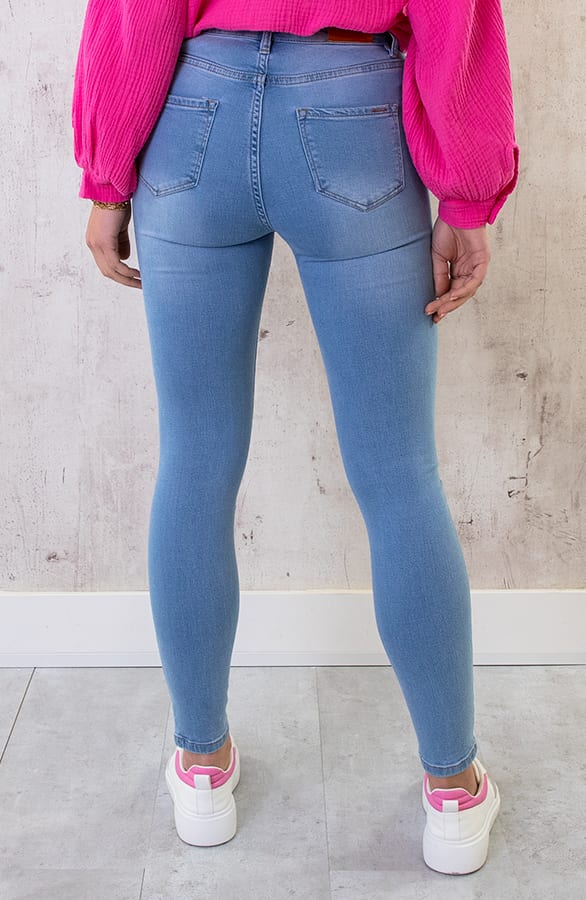 Skinny Jeans High Waist Blue – shoparchief, foto 3
