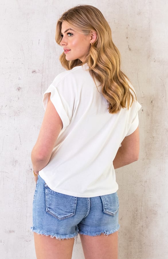 Tiger Bliksem Top Neon Roze Ecru – shoparchief, foto 4