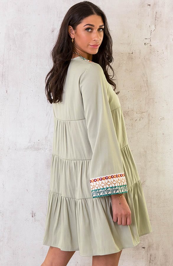 Tuniek Kralen Boho Light Army – shoparchief, foto 4