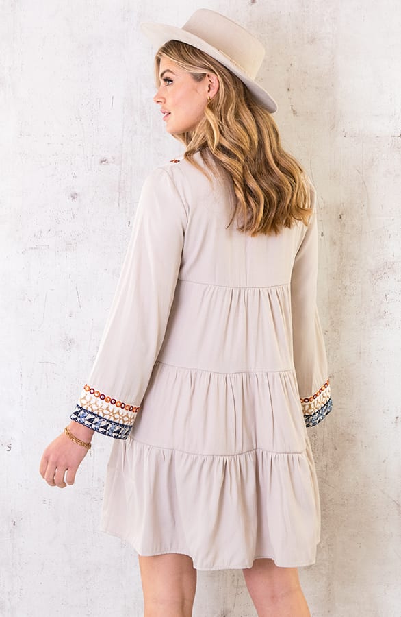 Tuniek Kralen Boho Beige – shoparchief, foto 4