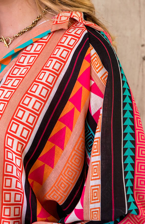 Aztec Blouse Black – shoparchief, foto 5