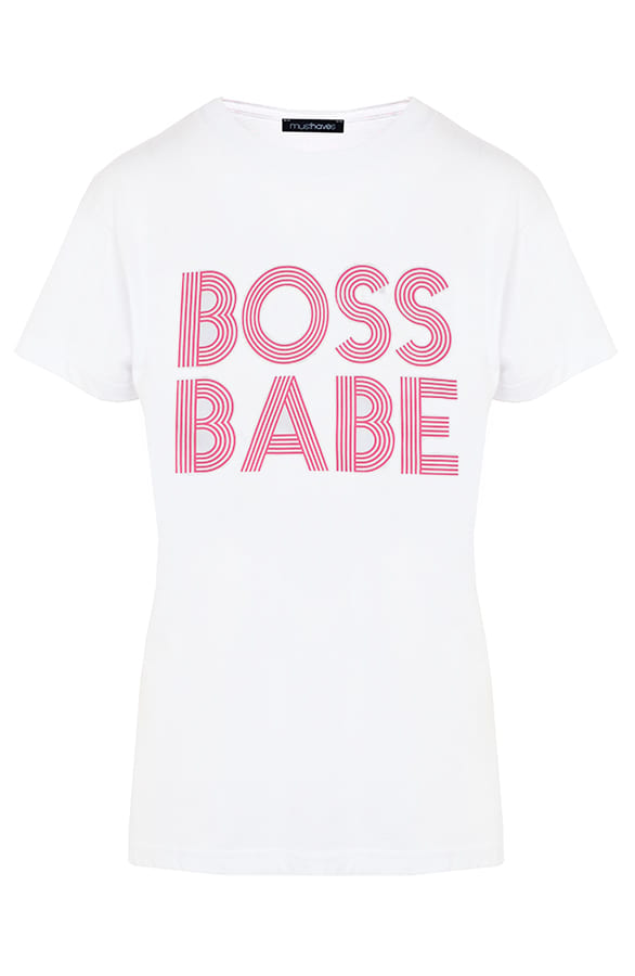 Boss Babe It-Shirt Roze – shoparchief, foto 1
