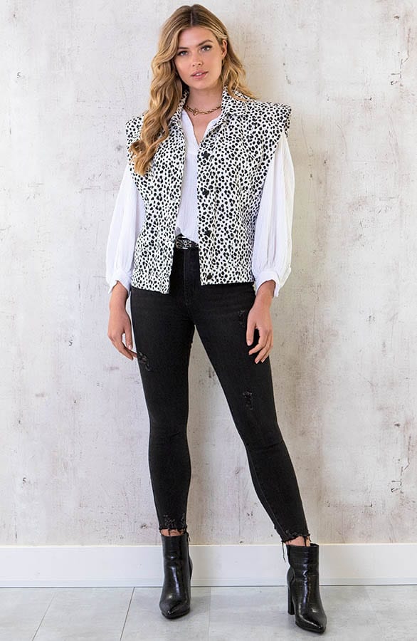 Denim Gilet Cheetah – shoparchief, foto 6