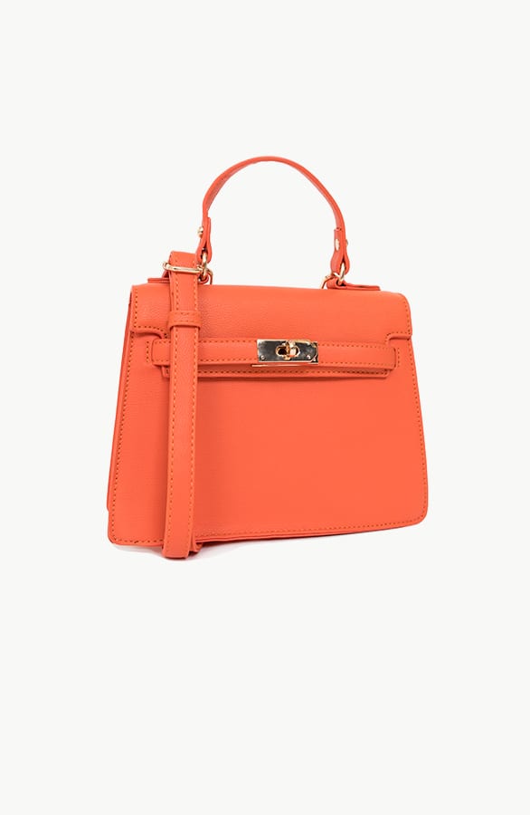 Handtas Parisienne Oranje – shoparchief, foto 3
