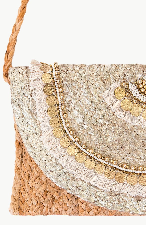 Ibiza Coins Bag Goud Beige – shoparchief, foto 2