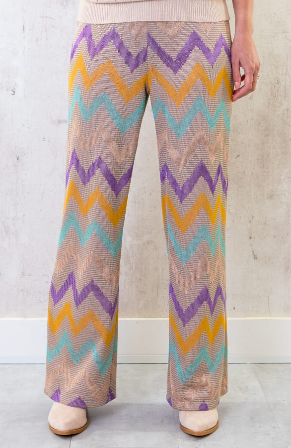 Lurex Pants Beige – shoparchief, foto 1