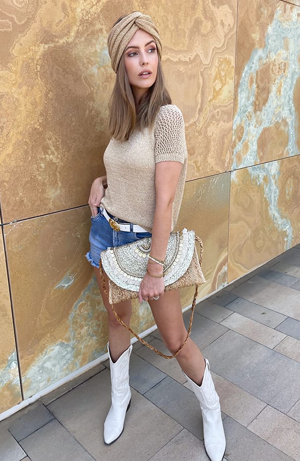 Ibiza Coins Bag Goud Beige – shoparchief, foto 7