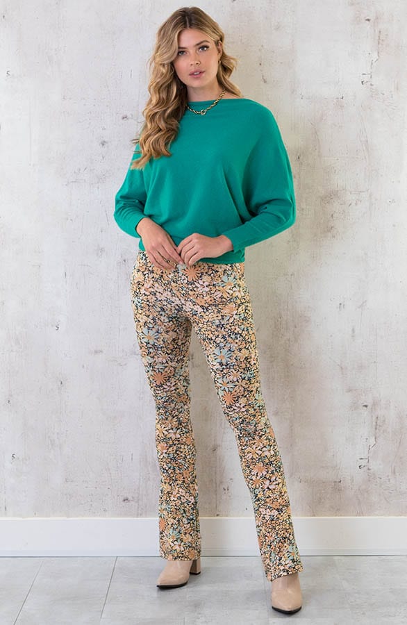 Oversized Soft Trui Turquoise – shoparchief, foto 6