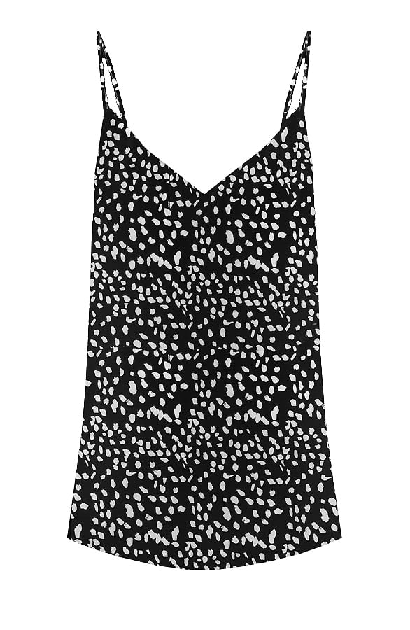 Silk Touch Cheetah Top Black – shoparchief, foto 1