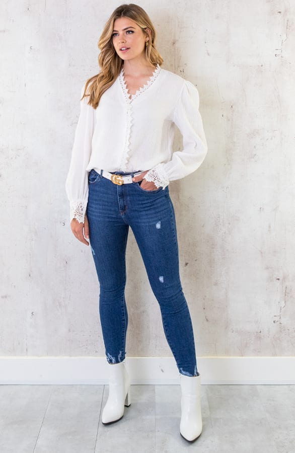 Skinny High Waisted Jeans – shoparchief, foto 7