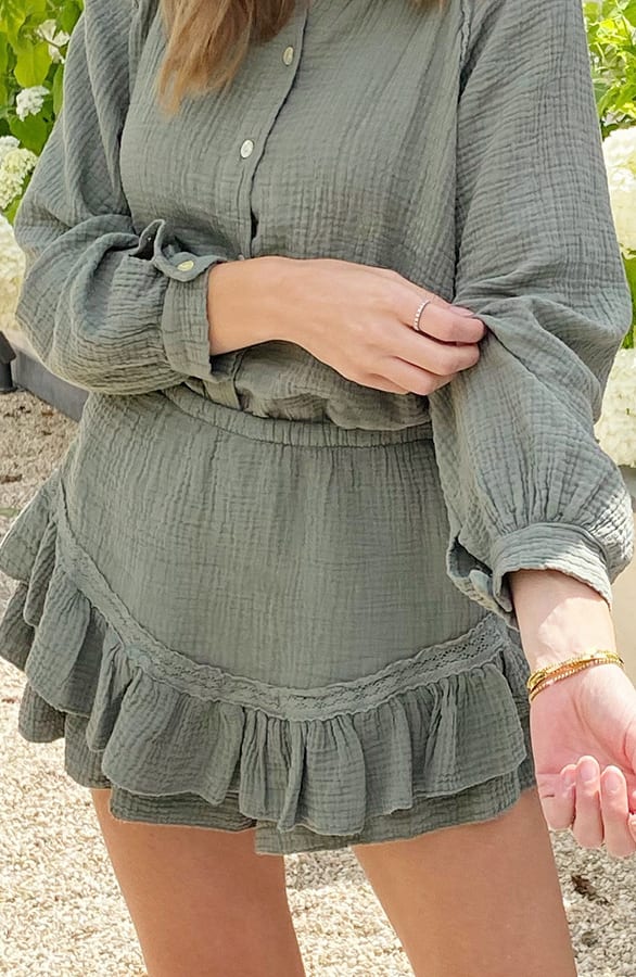 Skort Mousseline Army – shoparchief, foto 1