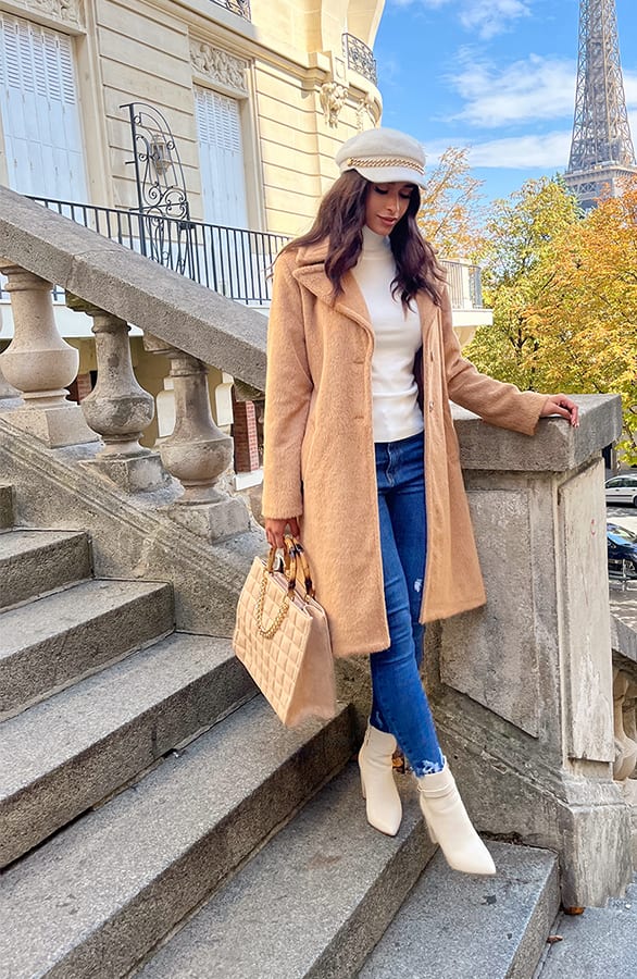Classy Trenchcoat Camel – shoparchief, foto 4