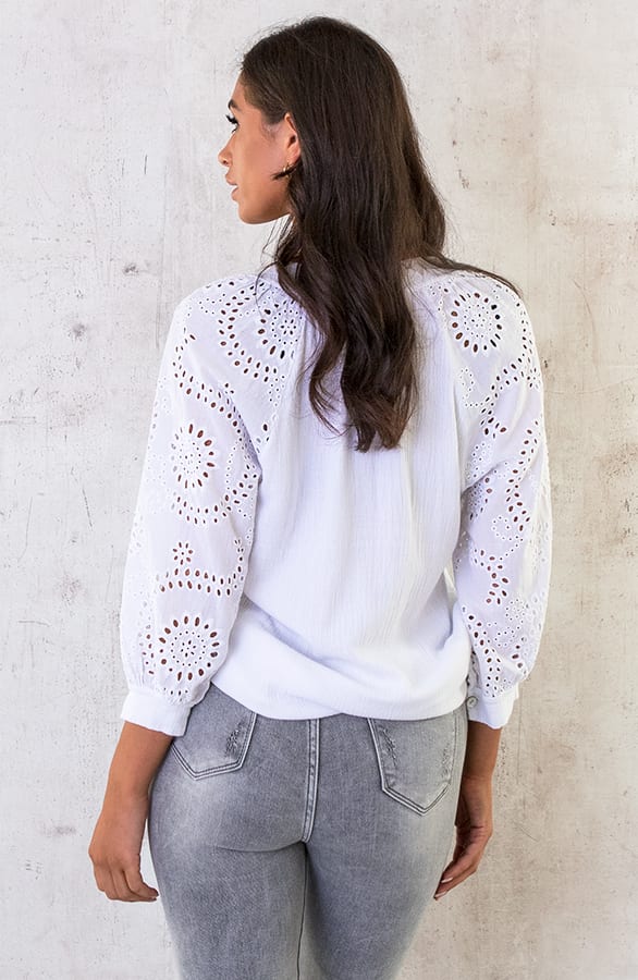 Marant Embroidery Blouse Ecru – shoparchief, foto 4