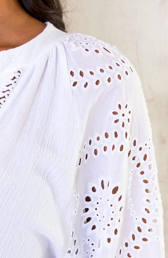 Marant Embroidery Blouse Ecru – shoparchief, foto 5