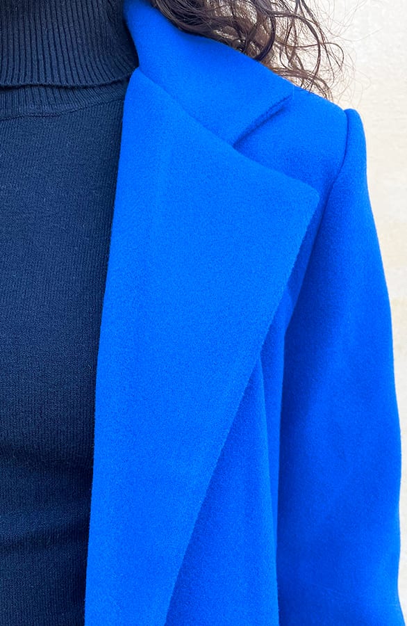Midi Trenchcoat Royal Blue – shoparchief, foto 9