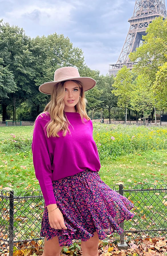 Oversized Soft Trui Magenta – shoparchief, foto 4