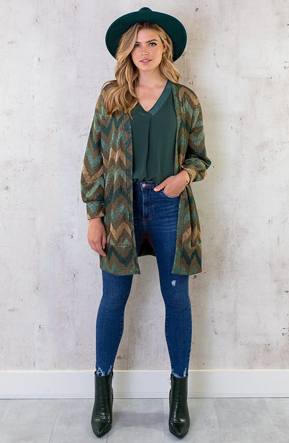 Enkellaarzen Croco Smaragdgroen – shoparchief, foto 5