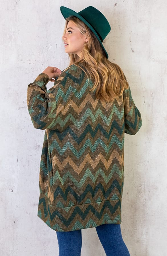 Print Lurex Vest Smaragd – shoparchief, foto 5