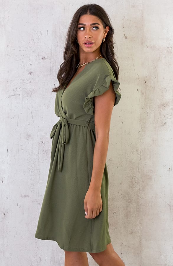 St. Tropez Jurk Legergroen 2.0 – shoparchief, foto 3