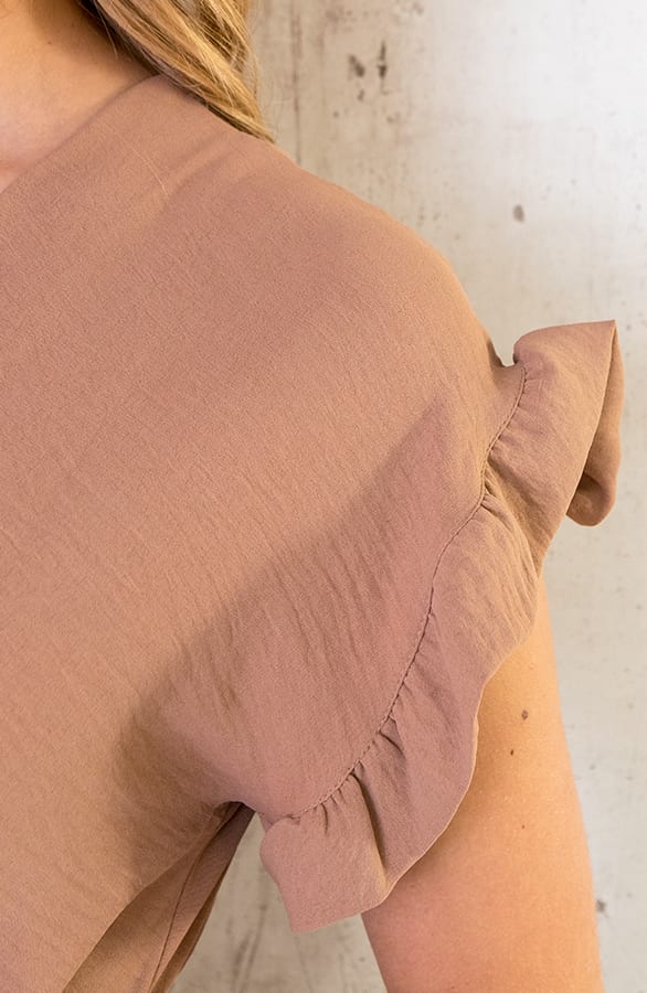 St. Tropez Jurk Midi Camel 2.0 – shoparchief, foto 6